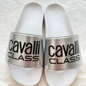 NEW!!! Cavalli class women slides size 39 Authentic Retail 180$